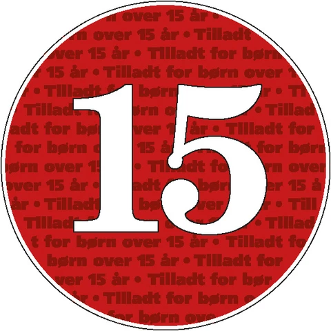 Tilladt for børn over 15 år